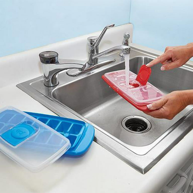 Ice Cube Tray With Cover, Durable Spill Proof Ice Cube Tray, Multipurpose Ice Cube Tray Ice Cube Tray With Cover, Durable Spill Proof Ice Cube Tray, Multipurpose Ice Cube Tray